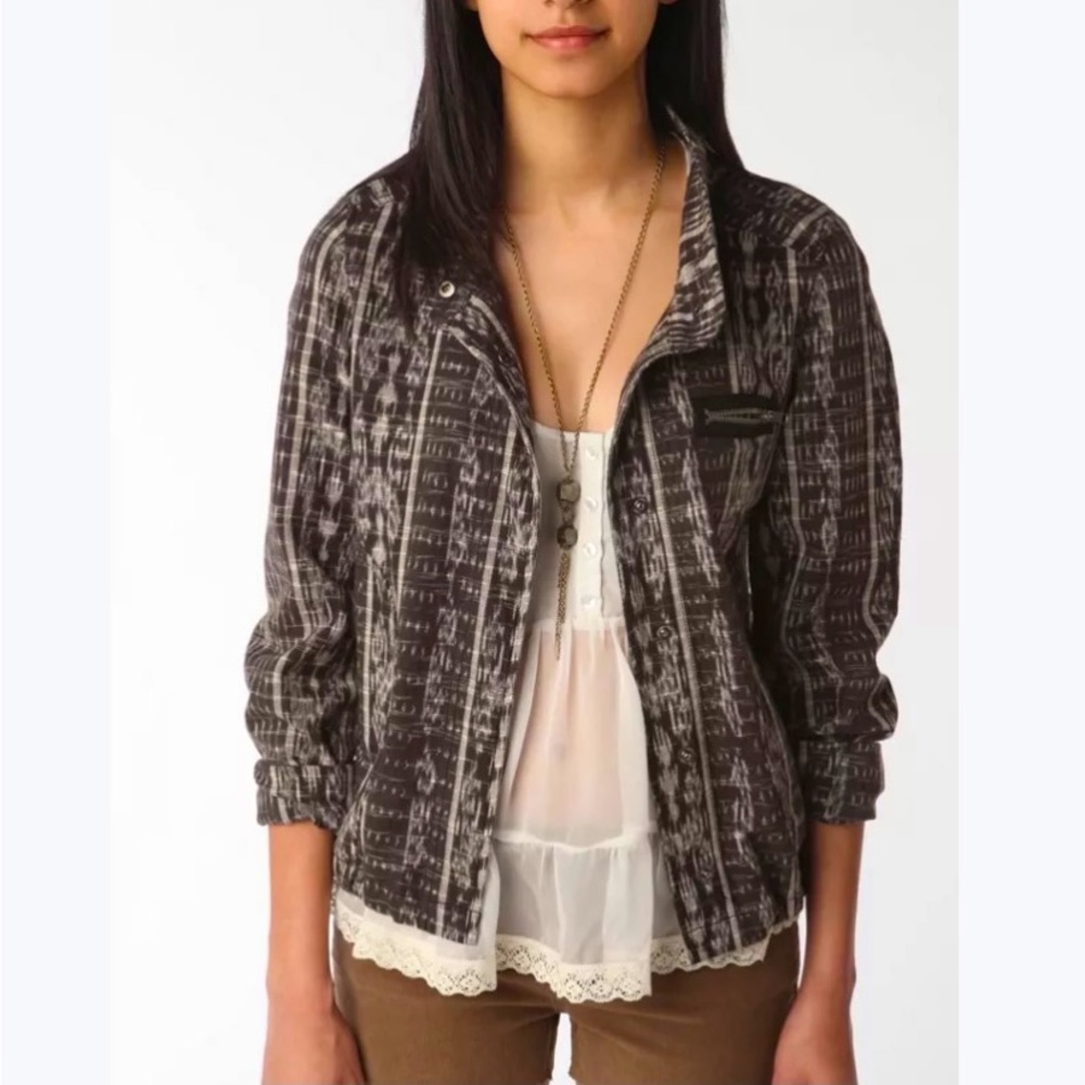 💵 Ecote for UO Ikat Shrunken Military Jacket
